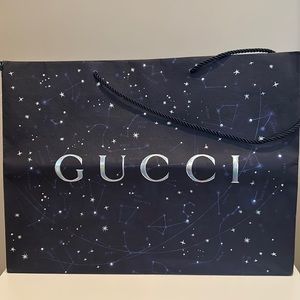 Gucci limited edition holiday gift bag.